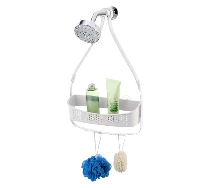 Bathroom Basics Shower Caddy - White