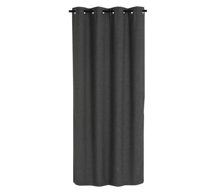 Design House Sublime Eyelet Curtain - Gravel (1400 x 2500mm)