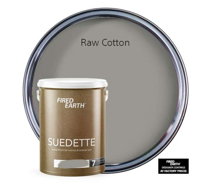 Fired Earth Suedette - Raw Cotton (5L)