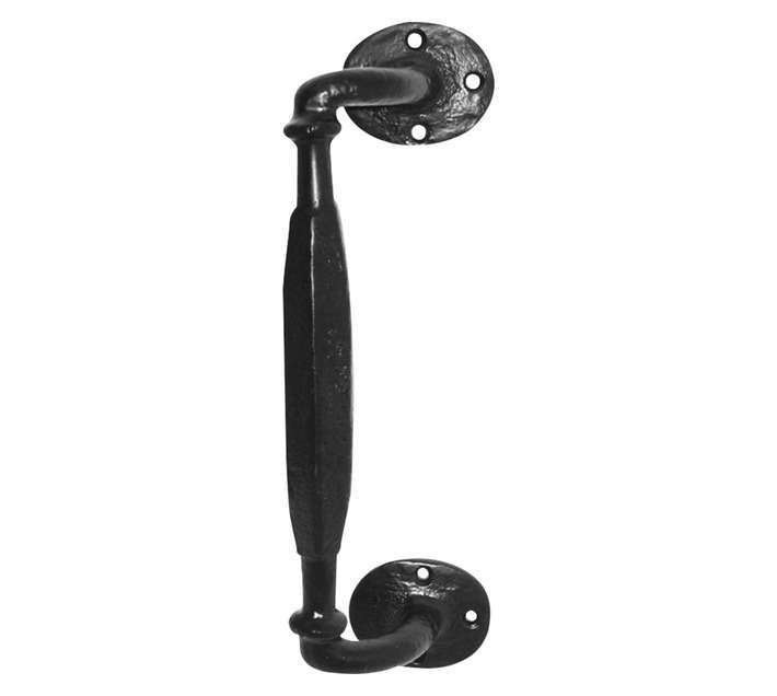 Euro Brass Pull Handle - Black (250mm)