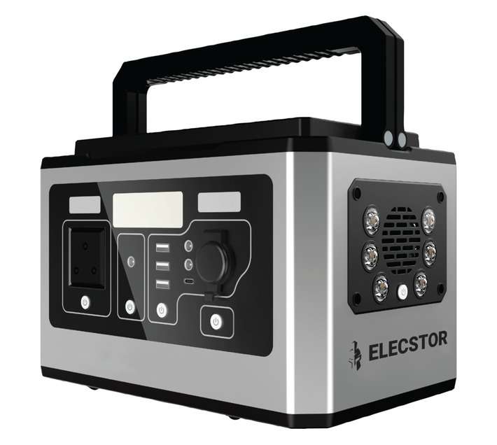 Titan Elecstor Power Station - Black/Grey (500W)