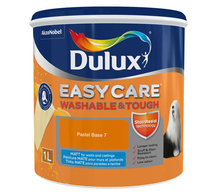 Dulux Easycare Washable Matt Pastel Base 7 (1L)