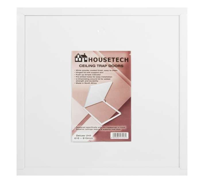 Housetech Deluxe Ceiling Trap Door - White (610 x 610mm)