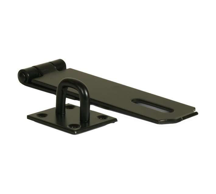 Hasp and Staple Heavy Duty (200mm) - Black