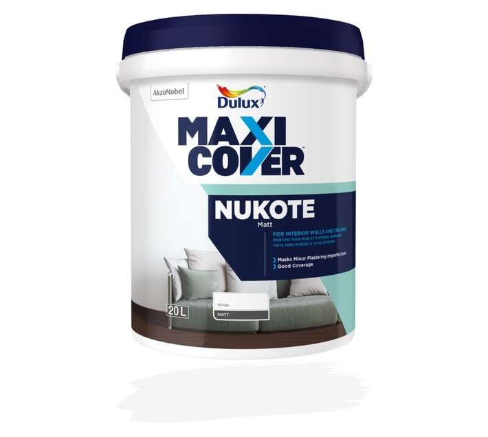 Dulux Maxicover Nukote - White (20L)