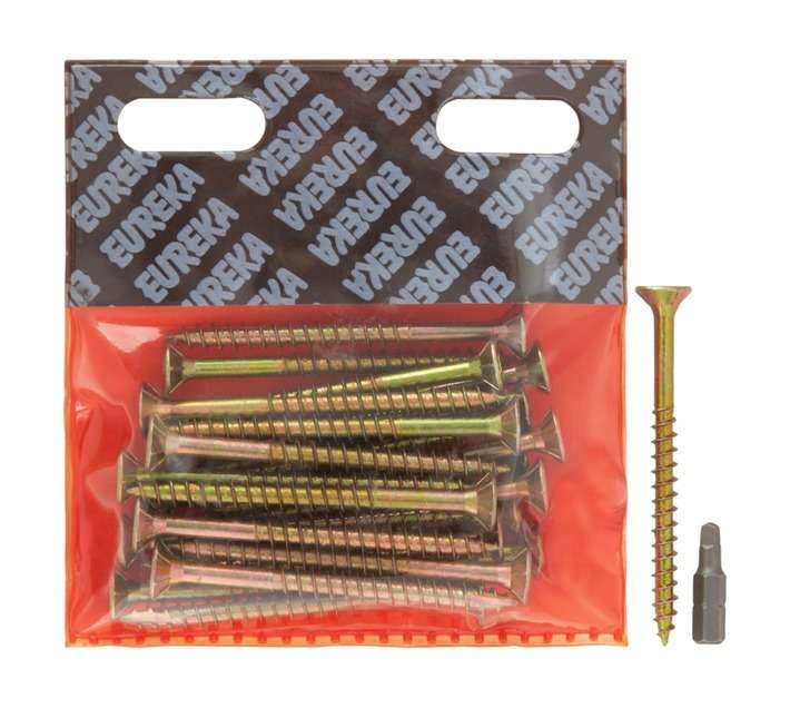 Eureka 1FG70U 6 x 75mm Cut Screw Smooth Shank (25 Pack)