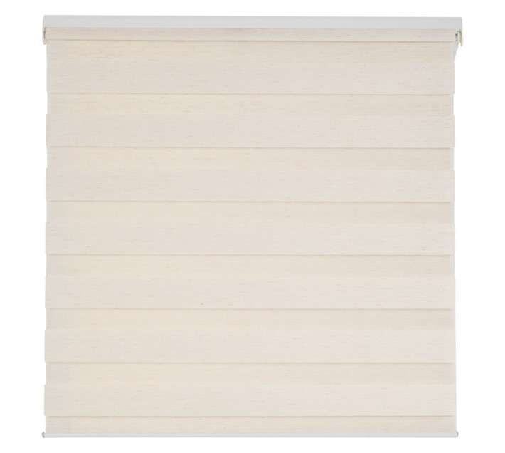 Upper Edge Zebra Blind - Natural (1000 x 1000mm)