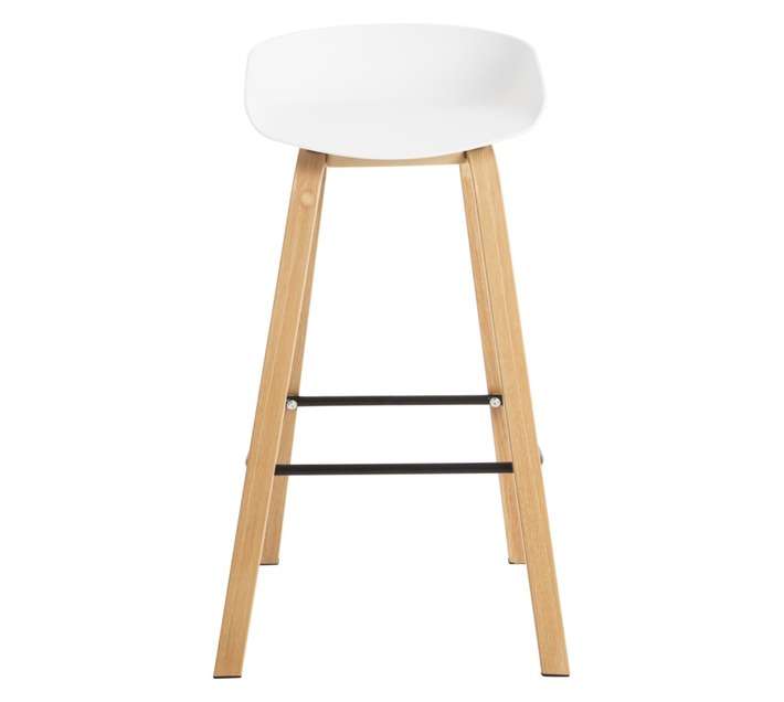 KC FURN BAR STOOL WALNUT WOOD