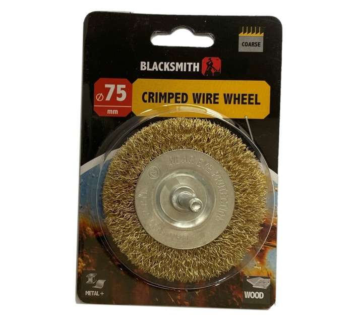 Blacksmith Crimped Wire Wheel (75mm)