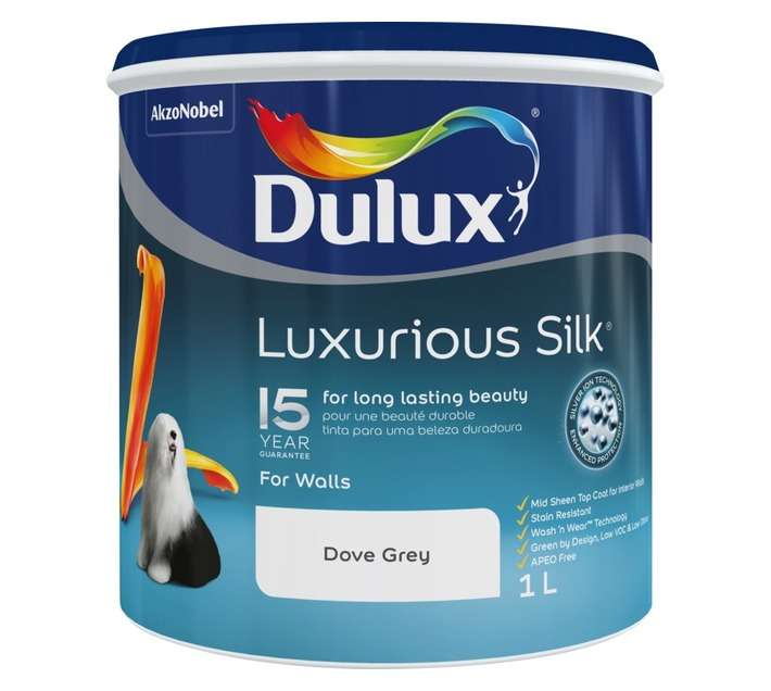 Dulux Luxurious Silk - Dove Grey (1L)
