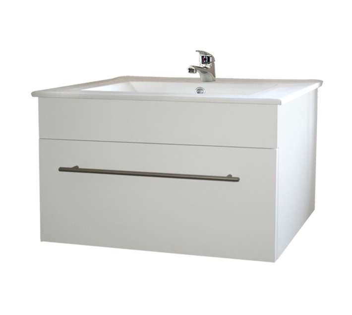 Marlene 1 Draw Vanity Cabinet - White (750mm)