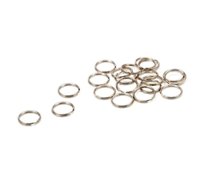 Jaguar 10 x Keyring - Silver (25mm)