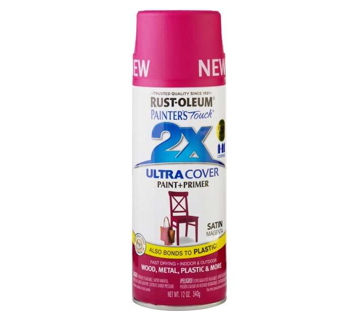 Rust-Oleum Spray Paint Touch 2X Ultra Cover - Satin Magenta (340g)