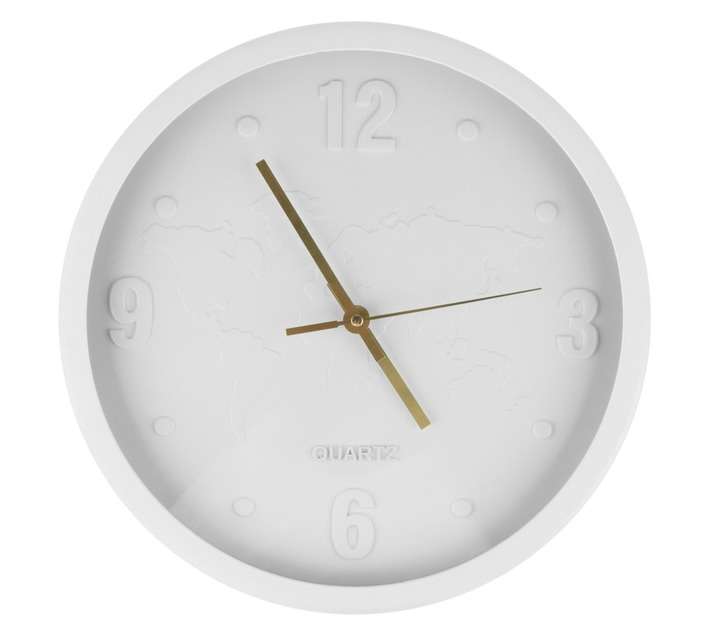 Design House Chicago Clock - White (300mm)