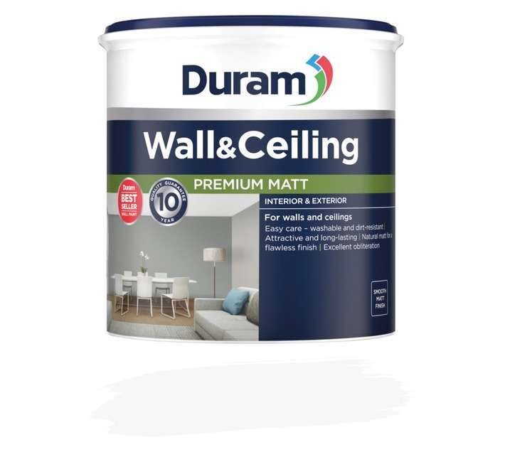 Duram Wall and Ceiling Premium Matt Deep Base (1L)