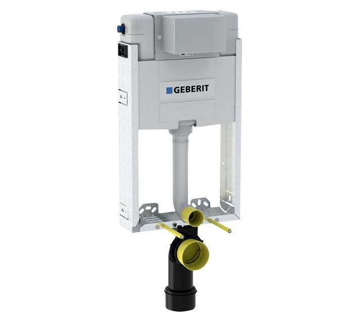 Geberit Alpha Concealed Wall Mounted Cistern - White (120mm)