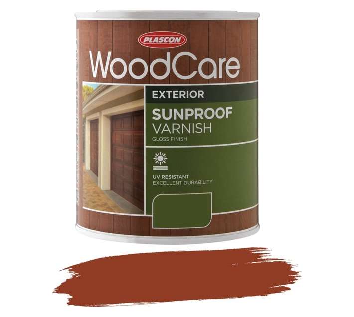 Plascon Woodcare Sunproof Gloss - Mahogany (1L)