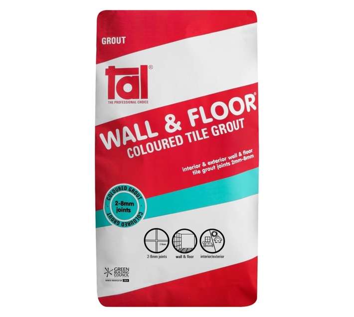 TAL Wall and Floor Grout - White (20kg)
