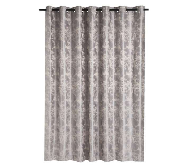 Design House Nandi Eyelet Curtain - Silver (2300 x 2230mm)