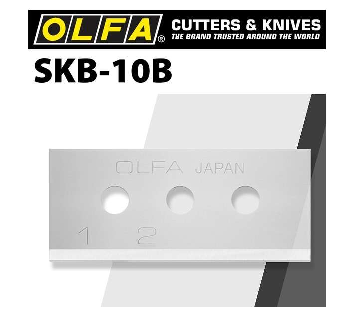 Olfa BLA SKB-2S-10B 10 x Blades for Stainless Steel Utility Knives