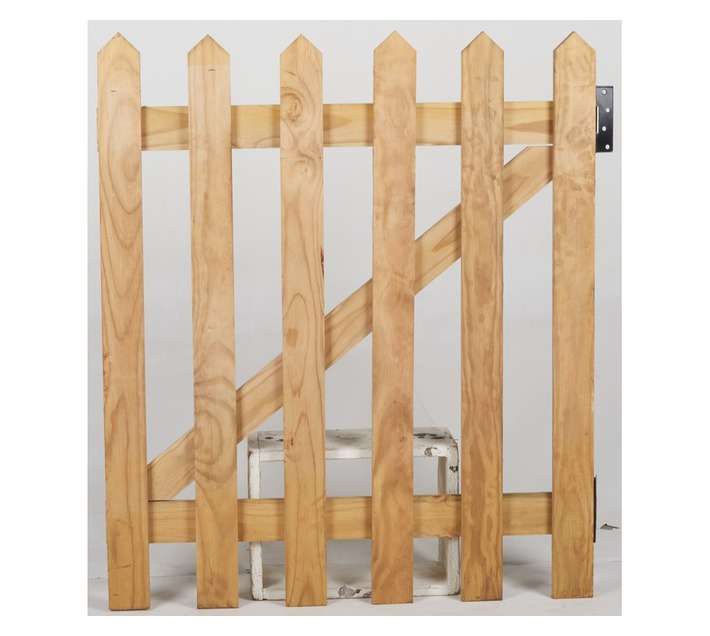 Wild Ways PG002 CCA Treated Picket Fence Gate - Natural (900 x 780mm)