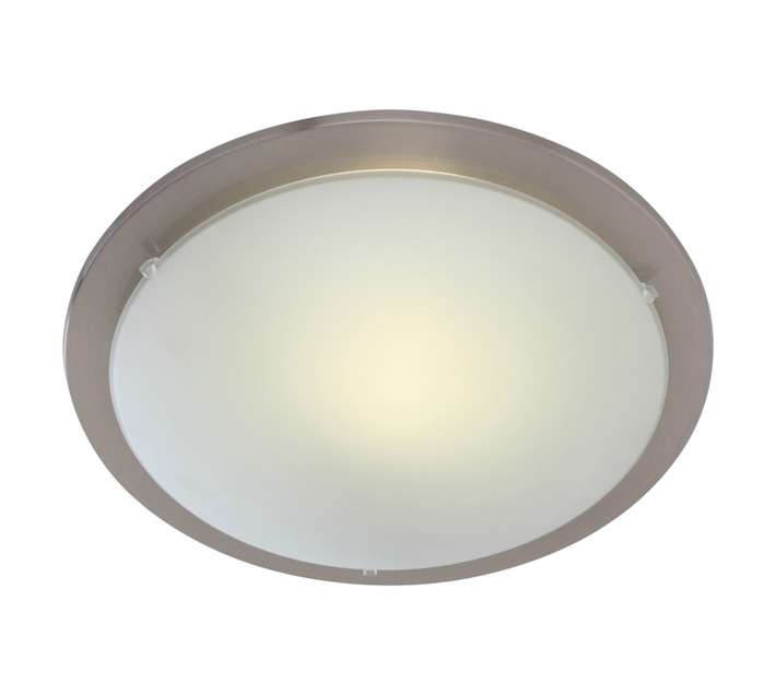 Eglo Planet Wall and Ceiling Light - Satin Chrome (60W)