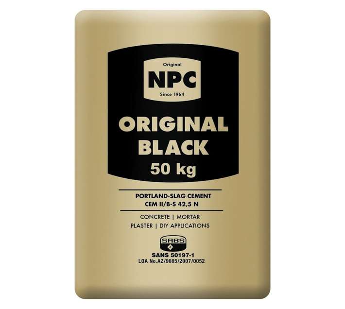 NPC 42.5N Plus Cement - Black (50kg)