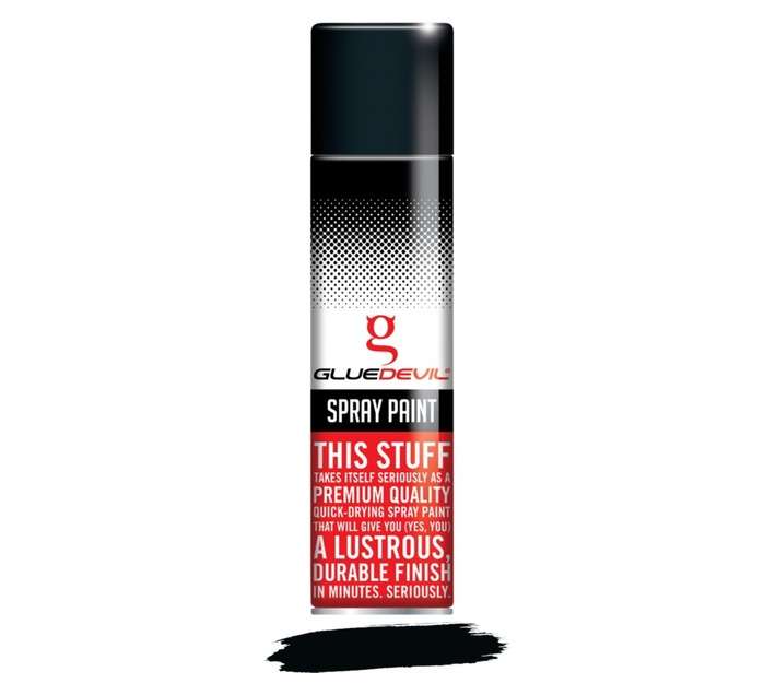 Glue Devil Spray Paint - Bumper Black (300ml)