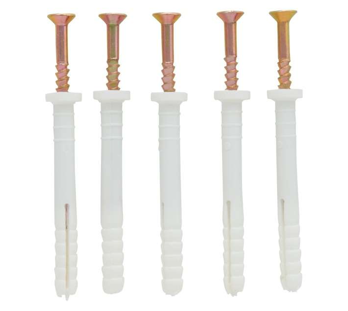 Eureka 6L40 6 x 55mm Nail In Rimmed - White (5 pack)