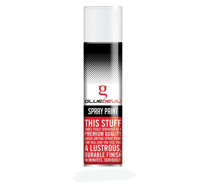 Glue Devil Spray Paint - Clear Lacquer (300ml)