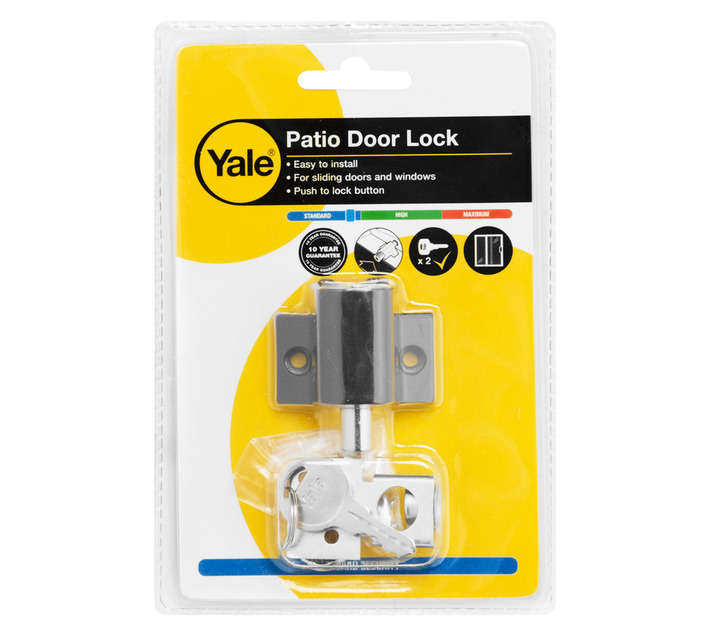 Yale Patio Door Lock (Grey)