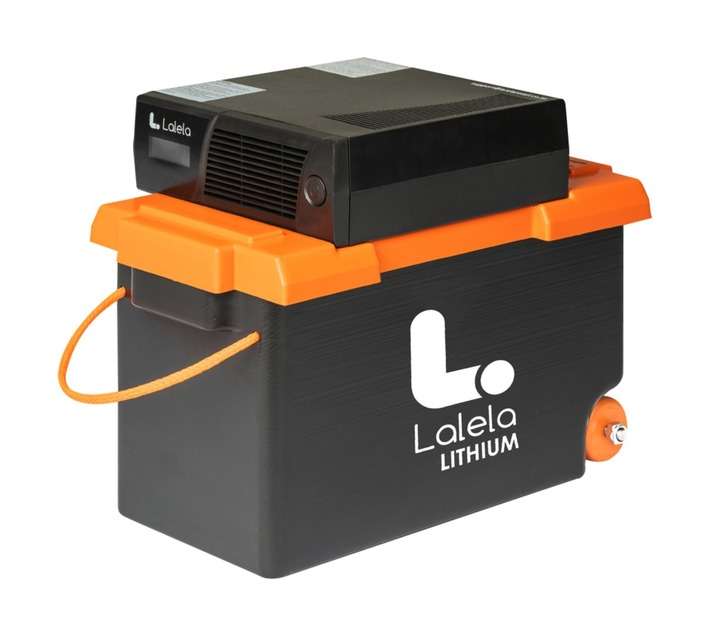 Lalela 768Wh Inverter Trolley - Black/Orange (600W)