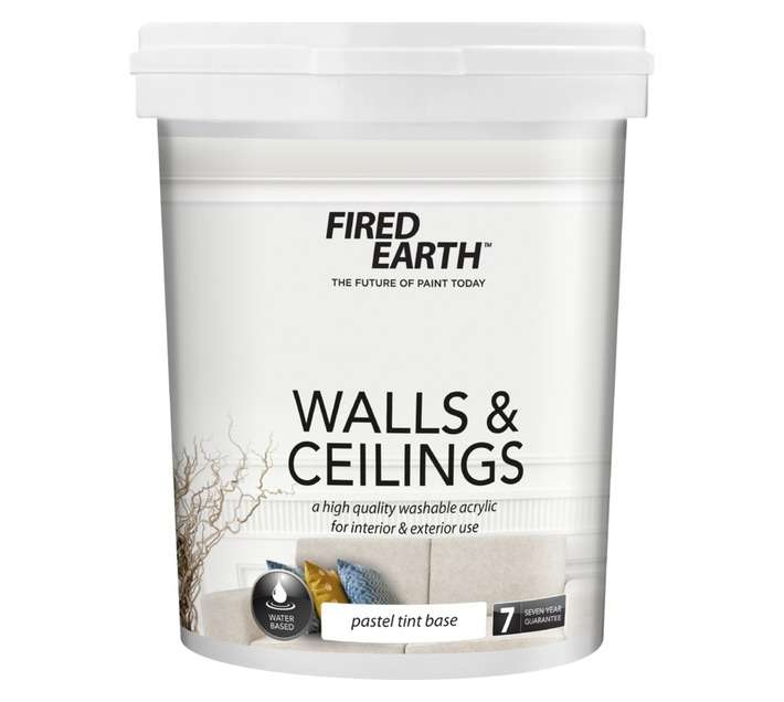 Fired Earth Walls and Ceilings Pastel Base (20L)