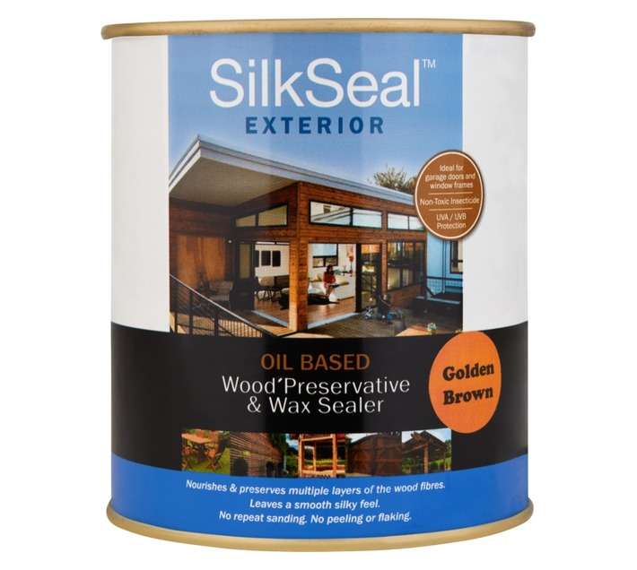 Silkseal Wood Preservative - Gold/Brown (1L)