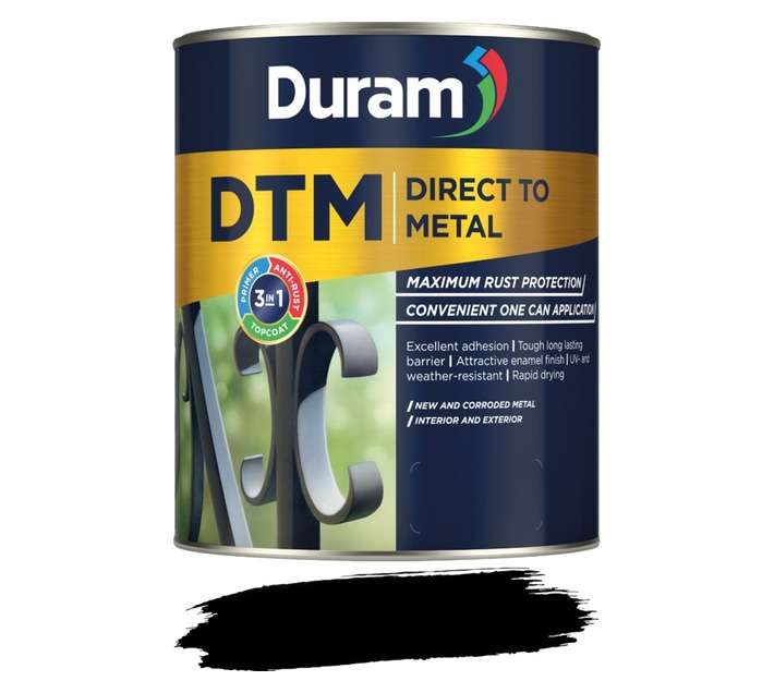 Duram DTM Smooth - Black (1L)