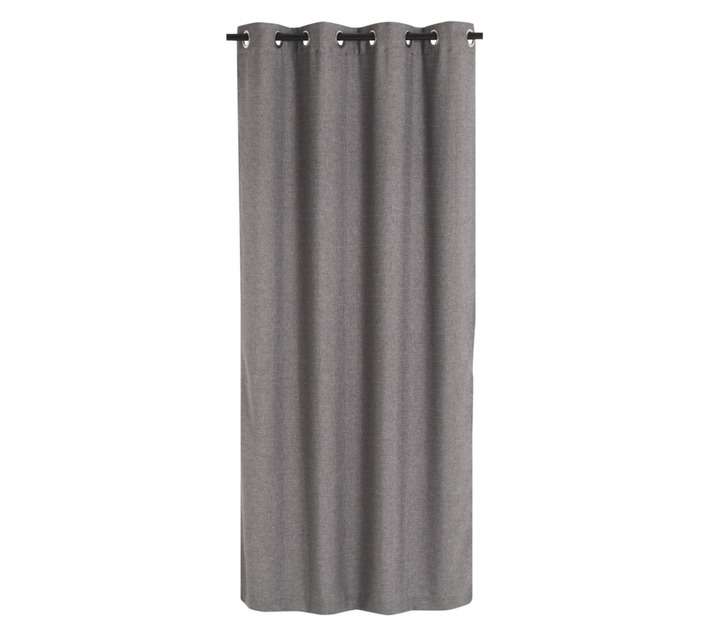 Design House Sublime Eyelet Curtain - Antique Silver (1400 x 2500mm)