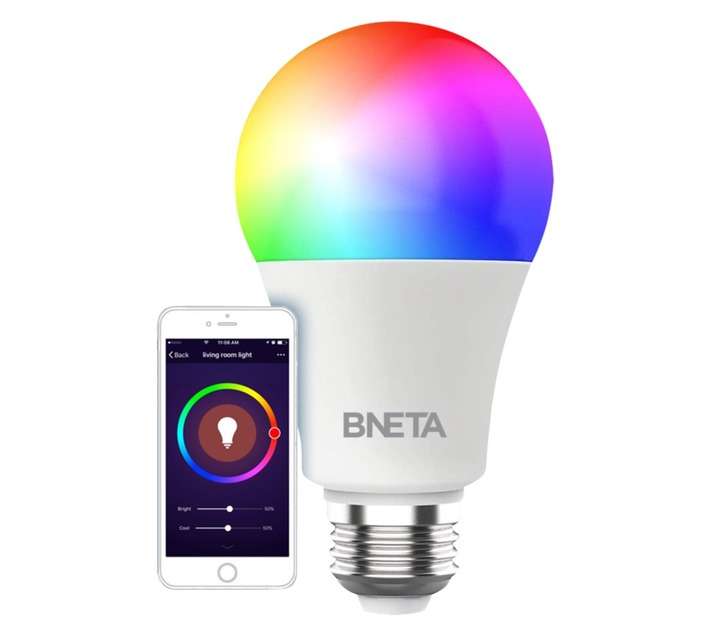 Bneta E27P Smart WiFi LED Bulb - Cool White (8.5W)