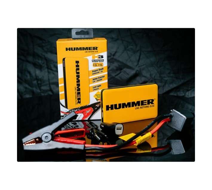 Hummer 6000mAh Jump Start - Black/Red (12V)