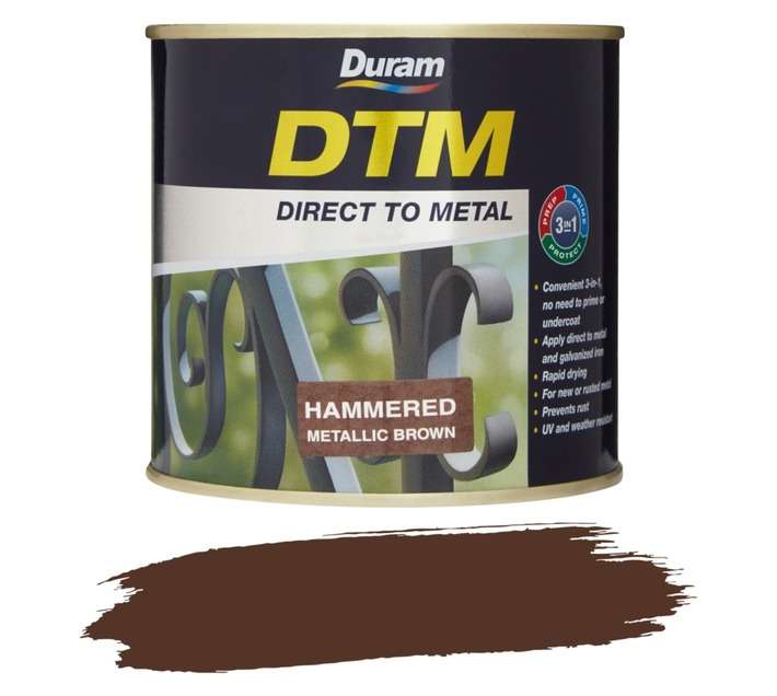 Duram DTM Hammered - Metallic Brown (500ml)