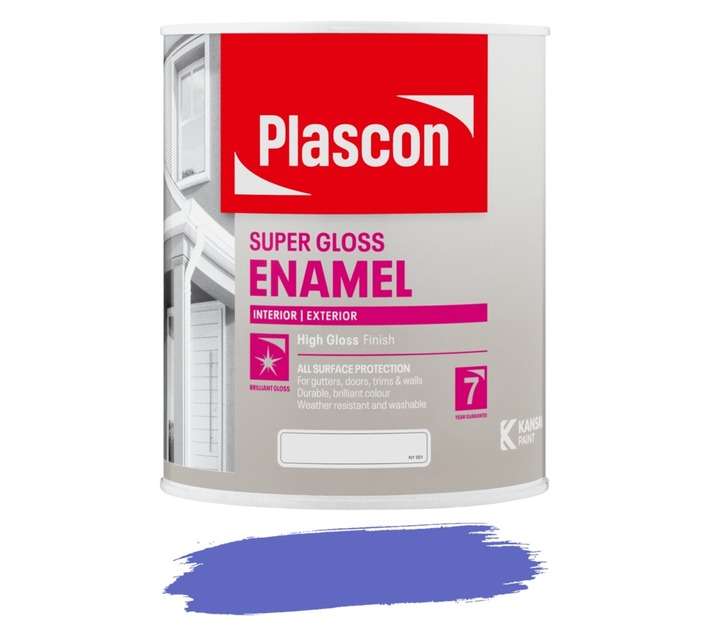 Plascon Super Universal Enamel Doors and Trims - Battleship Grey (1L)