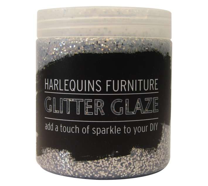 Harlequin Paints Stella Star Glitter Glaze - Silver (450ml)