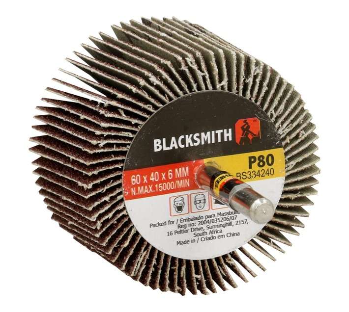 Blacksmith P80 Chuck Mount Flap Wheel (60 x 40mm)
