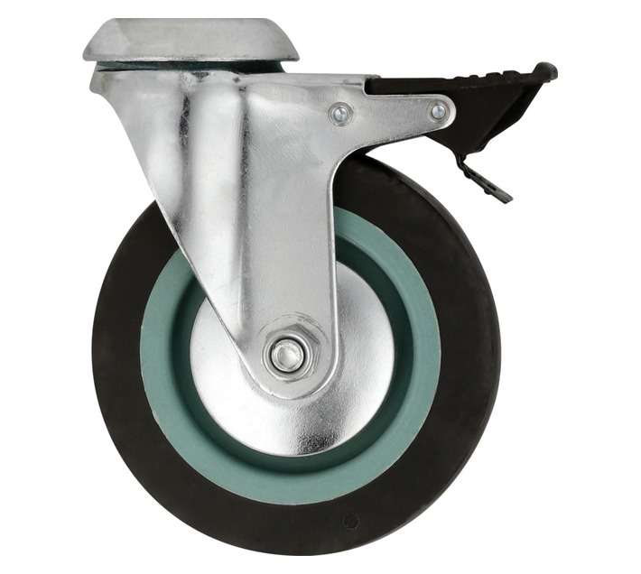 Hillaldam Castor BB/H Brake Plate - Grey (100 x 132mm)