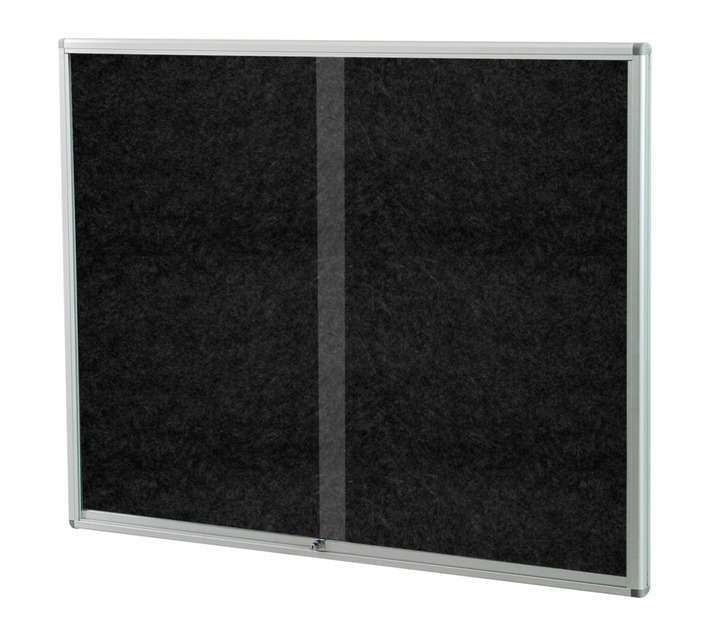 Parrot Products BD3841B Display Case Pin Board - Black (1200 x 900mm)