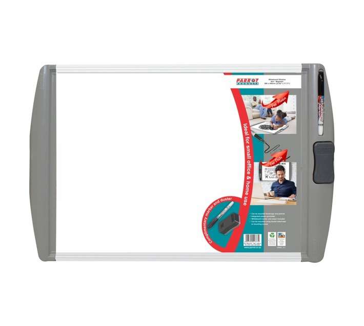 Parrot Products BD1520A Non-Magnetic Slimline Retail Whiteboard (600 x 450mm)