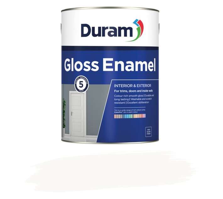 Duram Gloss Enamel - White (5L)