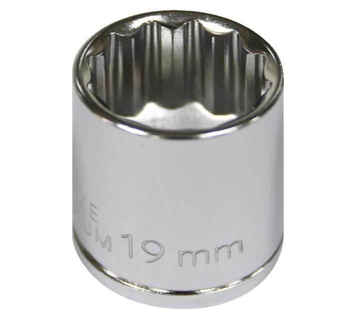 Mastercraft Shallow Socket 3/8" Dr (19mm)