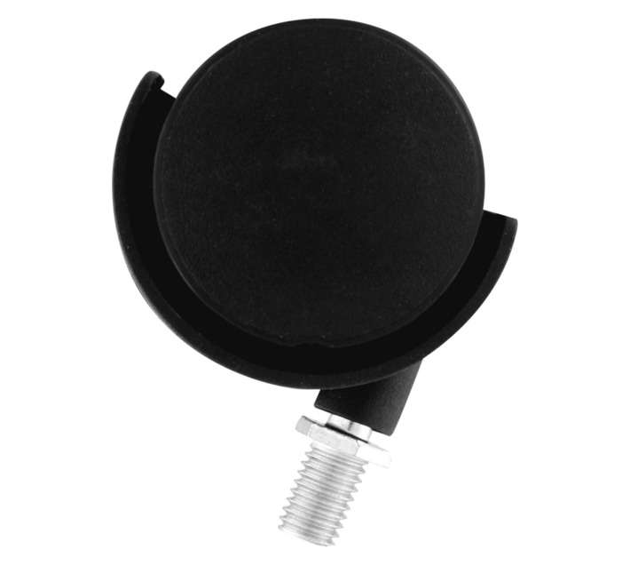 Hillaldam 870090 M10 Threaded Pin Nylon Castor - Black (50mm)