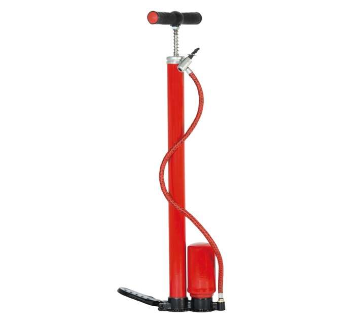 Tradequip Booster Barrel Double Hand Pump - Red