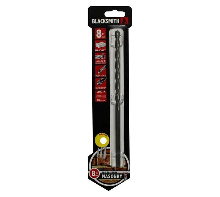 Blacksmith 8.0 x 200mm Masonry Drill Bit Bshank